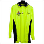 Sprung Chicken Ride polo shirt - Long sleeve